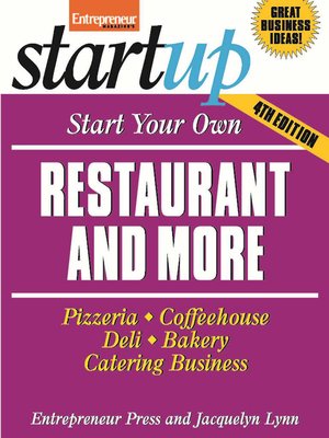 Start Your Own Restaurant and More - ebook